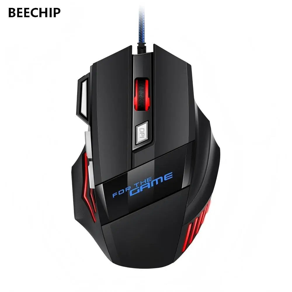 1 PC nouvelle souris de jeu USB hyperspeed rvb rétro-éclairé souris de jeu ergonomique 7D Esports souris filaire pour ordinateur portable Gamer