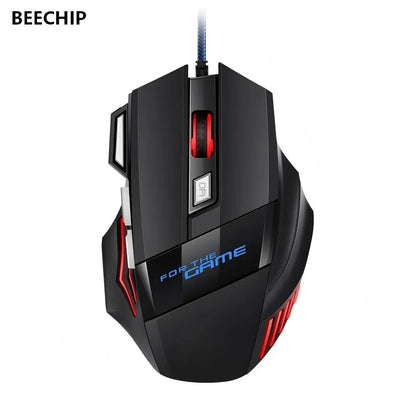 1 PC nouvelle souris de jeu USB hyperspeed rvb rétro-éclairé souris de jeu ergonomique 7D Esports souris filaire pour ordinateur portable Gamer
