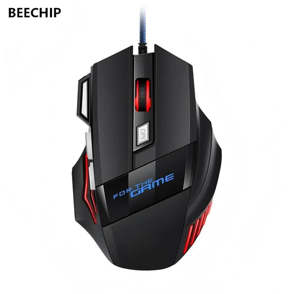 1 PC nouvelle souris de jeu USB hyperspeed rvb rétro-éclairé souris de jeu ergonomique 7D Esports souris filaire pour ordinateur portable Gamer