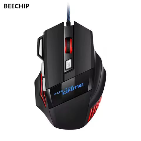 1 PC nouvelle souris de jeu USB hyperspeed rvb rétro-éclairé souris de jeu ergonomique 7D Esports souris filaire pour ordinateur portable Gamer