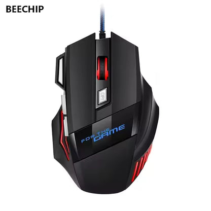 1 PC nouvelle souris de jeu USB hyperspeed rvb rétro-éclairé souris de jeu ergonomique 7D Esports souris filaire pour ordinateur portable Gamer